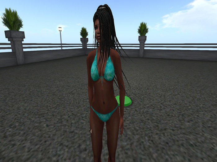 Full Perm Bikini Bella Aqua