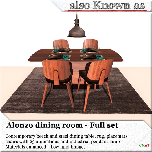also Known as  - Alonzo Dining room