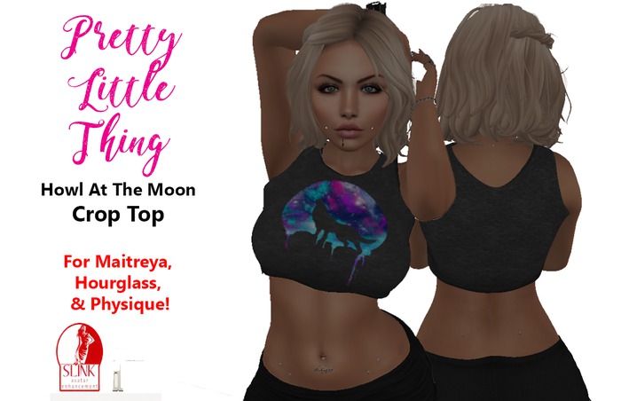 {PLT} HowlAtTheMoon Crop Top (BAGGED)