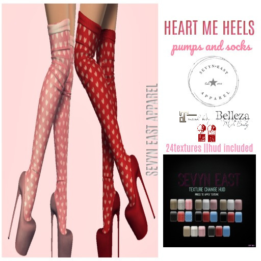 Sevyn East Heart Me Heels W/Hud 