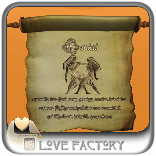 !-[LoveFactory]- Zodiac scroll - Gemini *Box*