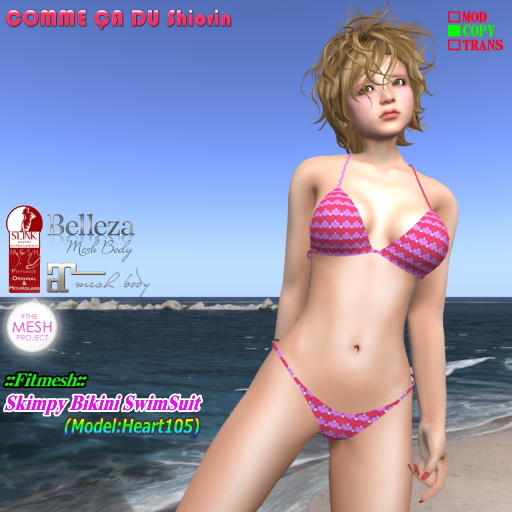 =CS= Skimpy Bikini Swimwear Heart105MP