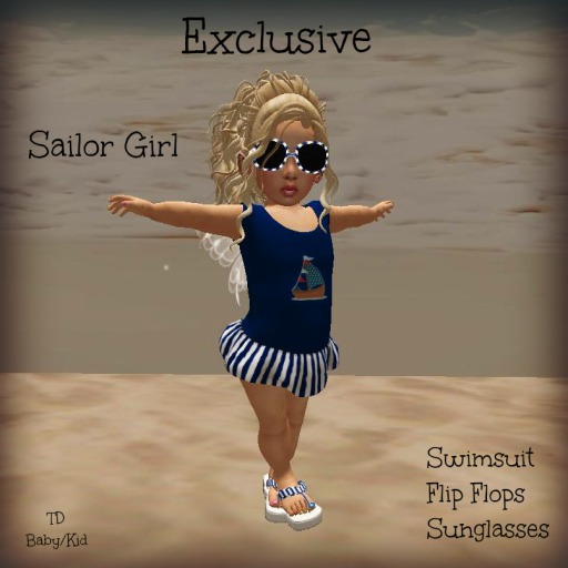 {SM}Sailor Girl Bathing Suit