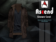 //Ascend// Shawn Long Coat - Tweed Espresso