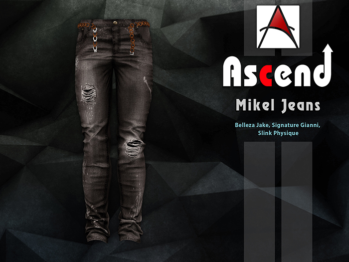//Ascend// Mikel Jeans - Ripped Espresso [ADD ME]