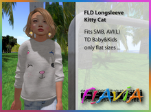 Flavia Designs FLD. Longsleeve Kitty Cat