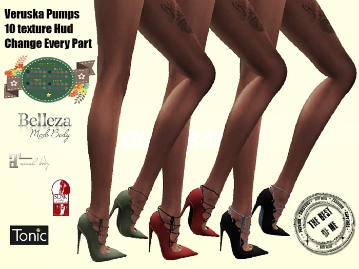 Veruska Pumps 10 Texture Hud