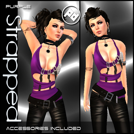 ::Poised:: Strapped Purple