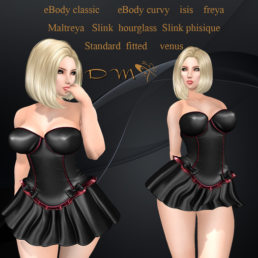 DM Design Daria dress-Black