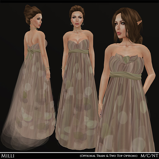 *EC* - Milli Fantasy Formal Gown - Tea Cake