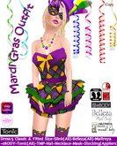 Female Mardi Gras Outfit - [Mardi Gras Tutu Dress]