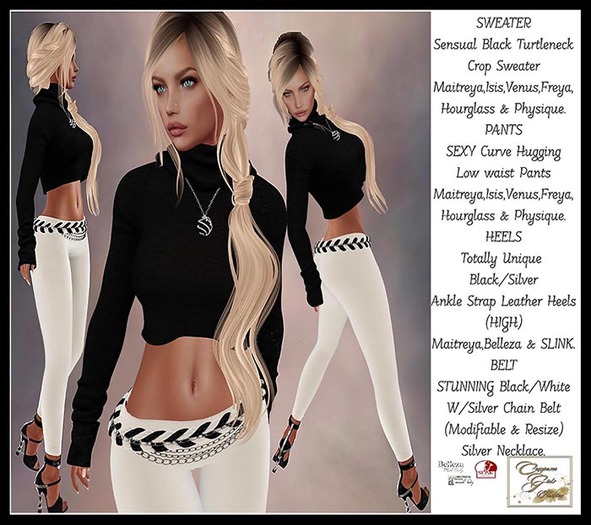 !CGF-*Bridgette*  B&W Outfit