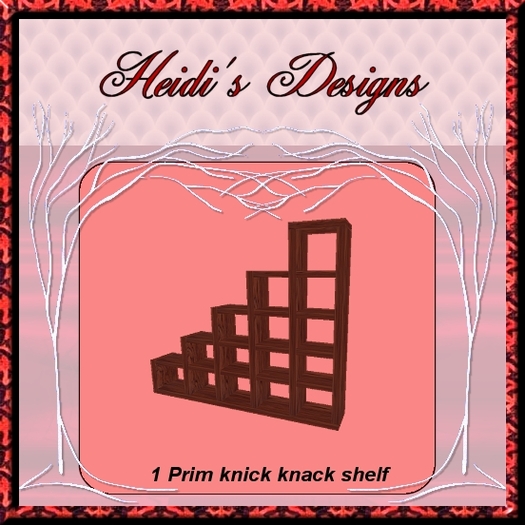 1 prim knick knack shelf