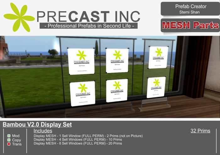 Bambou V2.0 - MESH Display Set