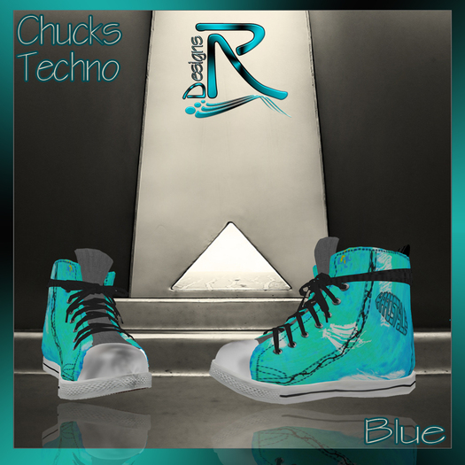 Techno Chucks blue - Ronjas RDesignS Collection by Ronja Pera (Retail Box) 