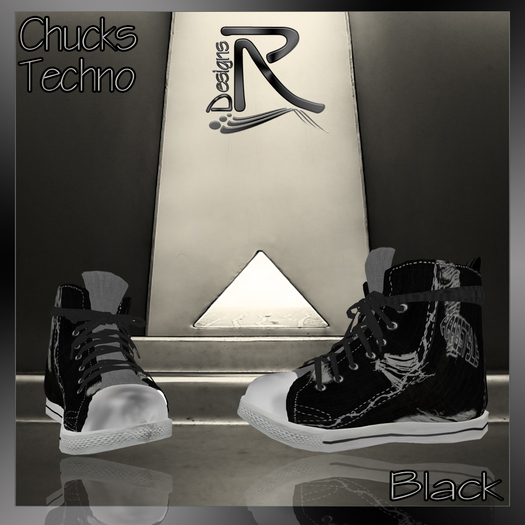 Techno Chucks black - Ronjas RDesignS Collection by Ronja Pera (Retail Box) 
