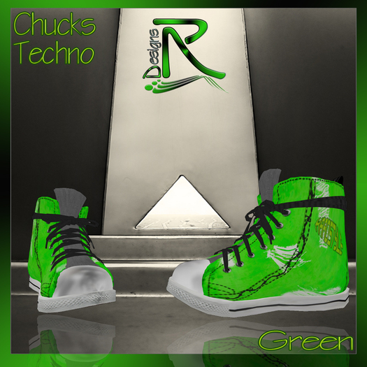 Techno Chucks green - Ronjas RDesignS Collection by Ronja Pera (Retail Box) 