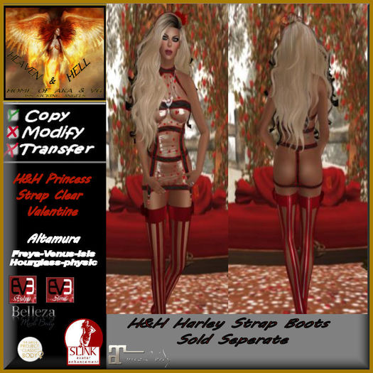 H&H Princess Strap Clear Ad