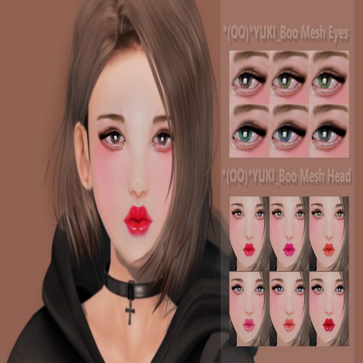 *(OO)*YUKI_Boo Mesh Head (Full Pack)