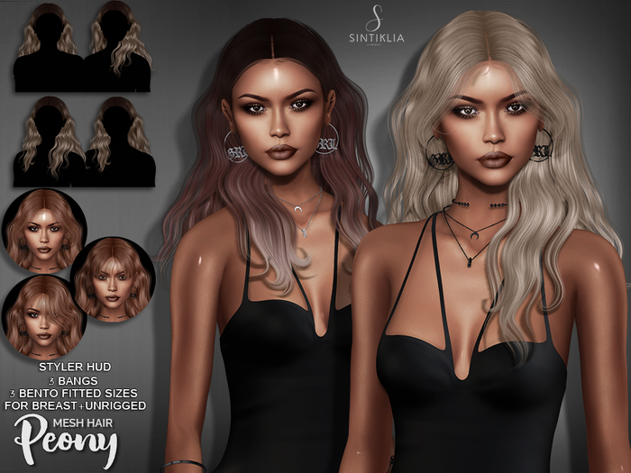 Sintiklia - Hair Peony - Reds