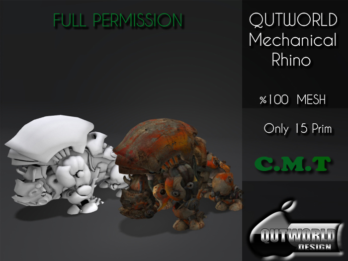 ..::QUTWORLD MESH MECHANICAL RHINO::..