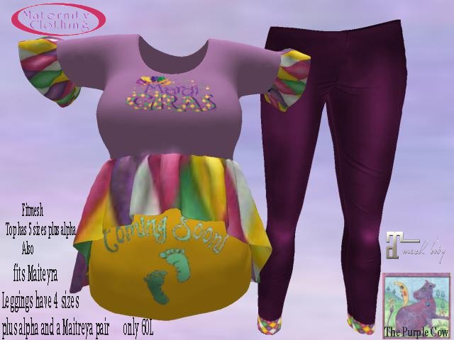 Mardi Gra Maternity