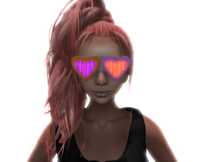 Valentine Glasses, multicolor flashing