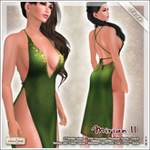 [V/W] Mirian II Jade - Open side fantasy dress in fitted mesh + Slink, Belleza, Ebody, TMP, Tonic...