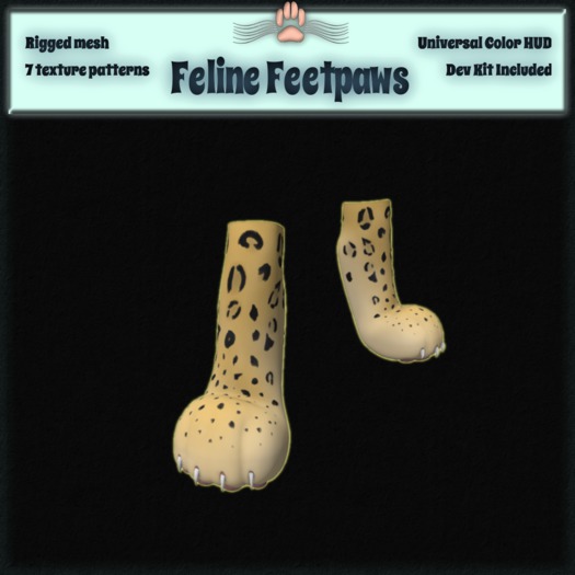 [P&C] [Maitreya] Feline Feetpaws