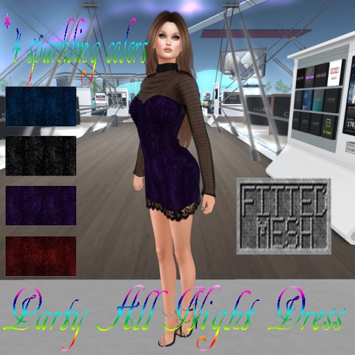 YGTL - FITMESH PARTY ALL NIGHT DRESS