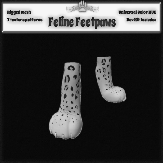 [P&C] [Maitreya] Feline Feetpaws DEMO