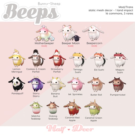 +Half-Deer+ Beep - Caramel Red Apple