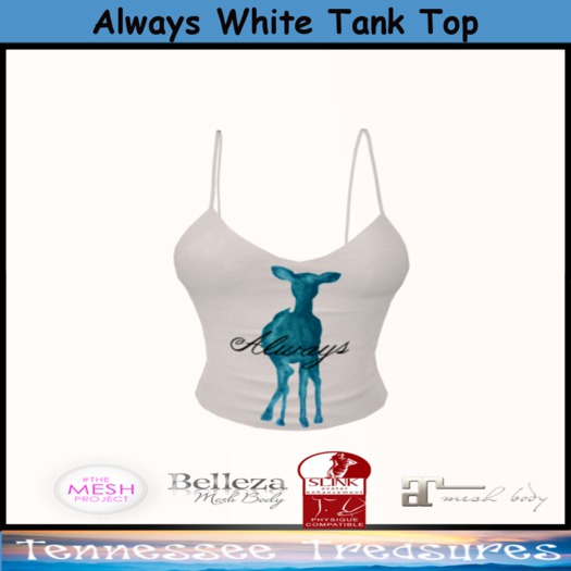 Always White Tank Top
