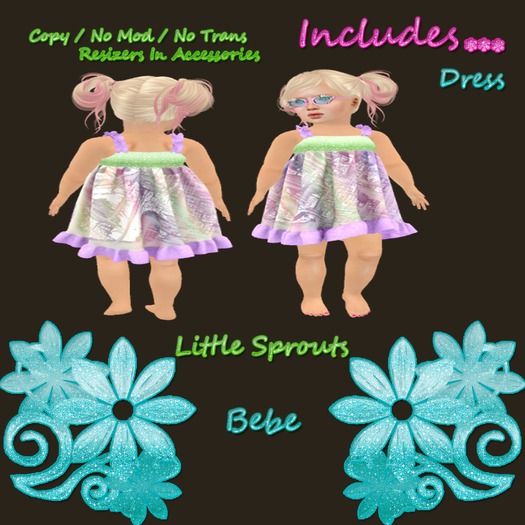 Little*Sprouts- Glass Dress Bebe