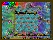 Sequin Plumage Seamless Textures 