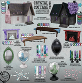 Schadenfreude Crystal Cottage- Light Cottage (boxed) RARE