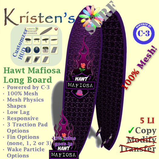 Kristen's @ - Longboard Hawt Mafiosa