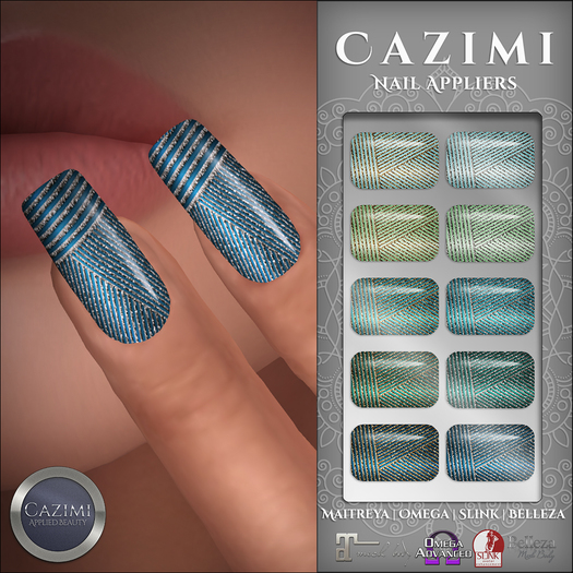 CAZIMI: Nails - Overline Lagoon SALE RACK