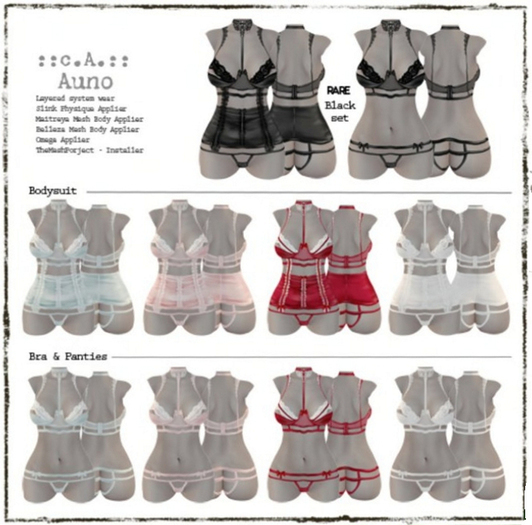 ::c.A.:: Auno Set *Black* [box] RARE