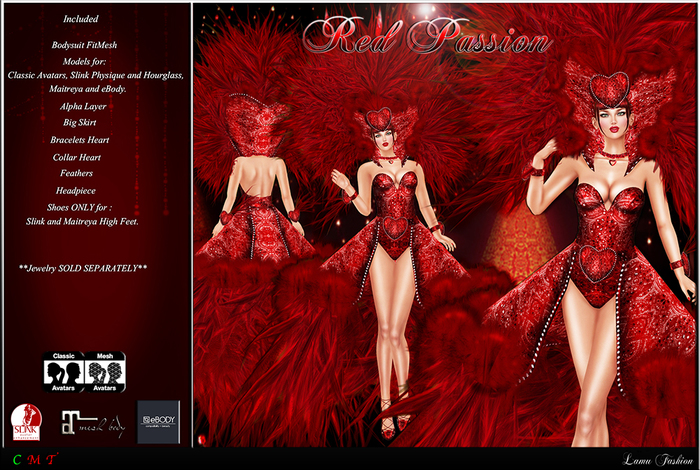 -Lamu Fashion-Outfit *Red Passion*