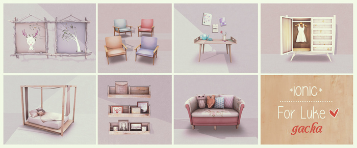 *ionic* Seven suns away (azulito) Purple Chair Gacha! Limited Qty!