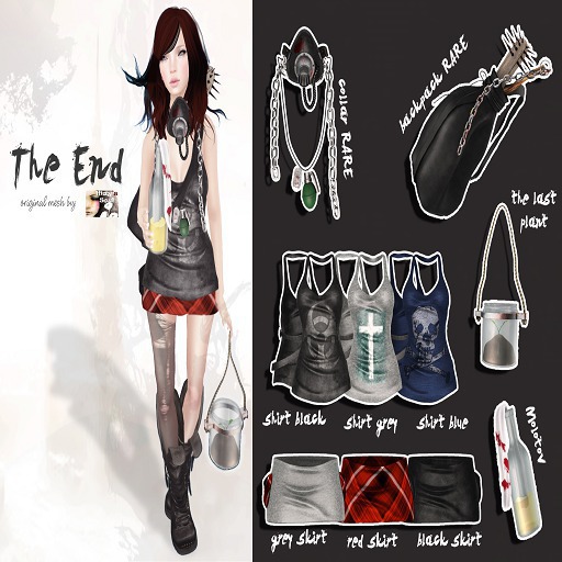 *May's Soul* The end top L grey Gacha! Limited Qty!