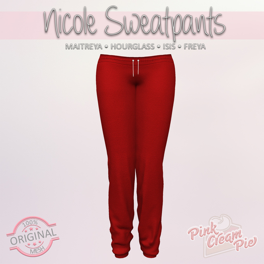 !PCP :: Nicole Sweatpants [Ruby Red]