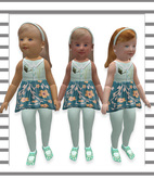 Pat A Kake Water Flower Dress