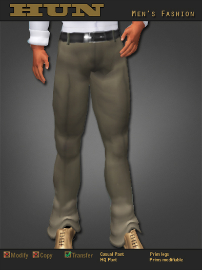 HUN CASUAL PANT GREY