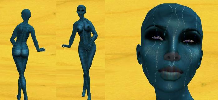 BLUE SKIN FOR LADY box e.o