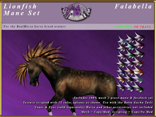 *E* Lionfish Mane Set [BOXED] Falabella
