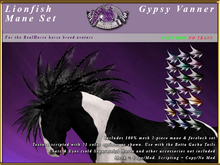 *E* Lionfish Mane Set [BOXED] Gypsy Vanner