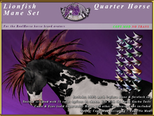 *E* Lionfish Mane Set [BOXED] Quarter Horse