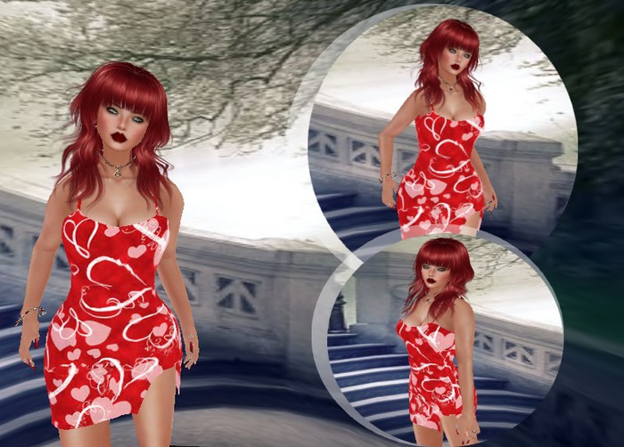 Cami Dress Valentine -Belleza
